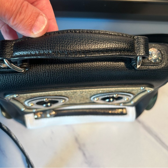 Henri Bendel crossbody fold over Robot Bag - Picture 12 of 14